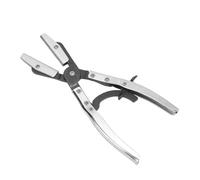 Mskidand Alicates de abrazadera de manguera para mantenimiento automotriz y de máquinas, alicates universales de 10 pulgadas con mordazas de trinquete