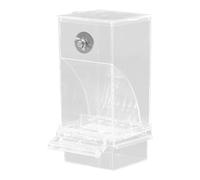 Mskidand Comederos Transparentes para PáJaros, Comedero AutomáTico para Loros, Bebedero, Contenedor de Comida y Semillas, Jaula para Periquitos PequeñOs y Medianos