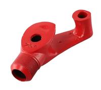 Mskidand Dobladora manual de tubos de acero rojo precisa, herramienta de doblado manual de conducto, cabezal fácil de usar, flexible, práctico, 25 mm