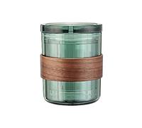 Mskidand Filtro de filtro portátil para viaje, café, taza de vertido manual, resistente a altas temperaturas, verde-transparente