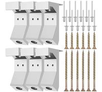 Mskidand Juego de 30 piezas de reparación de suelo chirriante, kit de tornillos chirriantes de aleación para suelos de 5/8 pulgadas y más gruesos, fácil de usar