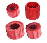 Mskidand Juego de 4 limpiadores y escariadores de tuberías de cobre, para fontaneros para preparar tuberías para soldar, herramientas de fontaneros para hacer el trabajo