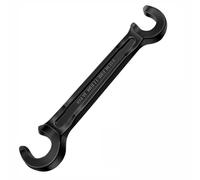 Mskidand Llave de rueda de válvula de doble extremo, acero fundido, llave de válvula de mano, herramienta de cierre de apertura de válvula de 8 pulgadas (1/2 pulgadas y 21/32 pulgadas)