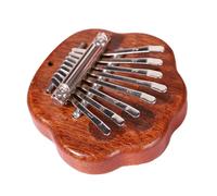 Mskidand Mini Kalimba 8 Teclas Exquisito Piano de Dedo Pulgar, Regalo para Principiantes Amantes de la MúSica, Garra Colgante