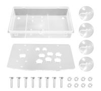 Mskidand Panel Acrílico para Joystick de Arcade DIY para Máquina de Juegos de Arcade. Se Puede Instalar un Botón de Joystick para Videojuegos Retro.