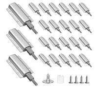 Mskidand Paquete de 24 cierres de puerta de empuje para armario, pestillo magnético para puerta de armario