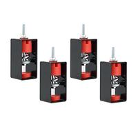 Mskidand Paquete de 4 soportes de amortiguación de vibraciones de techo, aislador de vibración de resorte para insonorización y a prueba de golpes para estudio de teatro