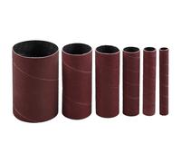 Mskidand Paquete de 6 fundas de lijado para lijadora de husillo, grano 120, fundas de lija de óxido de aluminio