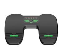 Mskidand Pedal de pie inalámbrico con doble interruptor de música, girador de páginas, pedal silencioso para tabletas, teléfonos inteligentes, recargable, antideslizante