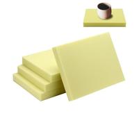 Mskidand Tapete de espuma de cerámica, cuadrado para prensar moldes de cerámica, herramientas de esponja grande para pintura, acristalamiento, manualidades