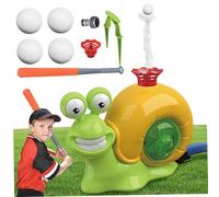Mskmnkot Baseball Water Toys 1 Set Cute Snail Funny Water Sprinkler for Kids with Ball and Bat Summer Cooling Toddler Outdoor Toys for Garden Lawn Yard Baseball