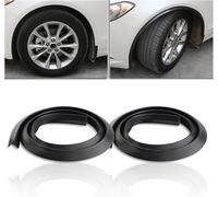 MSMDG 2 Piezas Tira de Paso de Rueda para Audi A6L A6 A7 A8 Q7 Q8 E-Tron, Guardabarros de Extensión del Paso de Rueda, Protector de Cejas para Rueda,A/Black