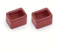 MSMDG 2PCS Accesorio para Mantener Vertical la Hebilla del Asiento del Vehículo, Cubierta para un Ajuste Fácil, Compatible con Saab 9-3 9-5 9-2X,Red