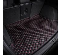 MSMDG Coche Alfombrillas Maletero para Hyundai Tucson 2021-2024, Cuero Tronco Trasera Alfombrilla Antiarañazos Protector Accesorios,B/Black Red