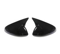 MSMDG Funda para retrovisor Lateral de Coche, Compatible con Opel Insignia 2017-2019, recambios para automóviles,Black