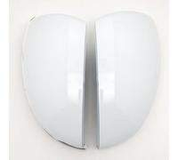 MSMDG Funda para retrovisor Lateral de Coche, Compatible con Peugeot 208 2008 Opel Corsa F 2019-2025, recambios para automóviles,White