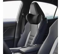 MSMDG Reposacabezas y cojín Lumbar para Asientos de Coche para Mercedes-Benz Classe CLA AMG CLA 45 C117 AMG CLA 45 X117, Alivia y Previene el Dolor de Espalda,A/Black-Headrest