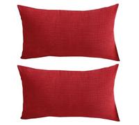 MSNCS 2 Piezas Fundas Cojines 30x50/40x60/ 50x70 cm Funda de Almohada de Pana a Rayas SúPer Suaves Decoración Moderna Fundas de Cojines Rectangulares para Sofá Salon (Color : #10, Size : 30x60cm)