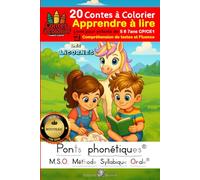 MSO Les licornes - Compréhension de textes - Fluence Apprendre à lire Livre pour enfants de 5 6 7 ans CP CE1: Méthode Syllabique Orale Ponts ... N°2 DYS (Contes à colorier - Frederic Luhmer)