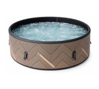 MSpa Mono-Eco SPA Hinchable semirrígido Circular 6-8 Personas con hidromasaje Air Jet, calefacción, filtración Inteligente, ozono y desinfección UVC