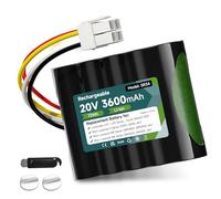 Mspalocell 20V 3500MAH Batería para Worx Landroid S Basic, S450i, S500, WA3230, WR101SI, WR102SI, WR105SI WR105si.1, WR106 SI WR106SI, WR115mi, Landxcape LX7 / LX9 Series, 50032492, Ferrex 800m2 2021