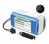 Mspalocell 4000mAh 14,4V Batería para Conga 990 1090 1790,Conga 2290 Ultra,Venga RVC 3000, Neatsvor x500,Ikonhs netbot S14/S15,Proscenic 850T, Ultenic D5/D5s,Tesvor S6/X500,Eufy RoboVac 11s/30c/G10