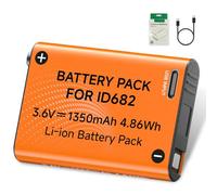 Mspalocell Batería de Repuesto 3.6V 1350mAh para Petzl Core E99ACA, Batería USB-C para Core Series ID682 / Tikkina/Tikkid/Tikka/Zipka/Actik/Tactikka/Iko, 1 Pieza