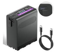 Mspalocell Batería NP-F990 84,96Wh/11800mAh (PD30W USB-A y Tipo-c/USB-C) para Sony NP-F990 NP-F980 NP-F970 NP-F960 NP-F950 NP-F930 NP-F550 NP- F570 NP-F770 NP-F750 Batería para videocámara, 1 Piezas