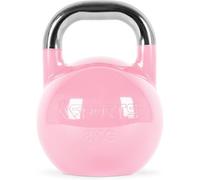 MSPORTS Kettlebell Competition Premium 4-36 kg con póster de Ejercicios | Calidad de Gimnasio Profesional | Kettlebell de competición, Pesas