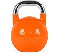 MSPORTS Kettlebell Competition Premium 4-36 kg con póster de Ejercicios | Calidad de Gimnasio Profesional | Kettlebell de competición, Pesas