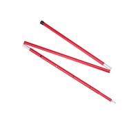MSR - Accesorios para tiendas - 4' Adjustable Pole Red de Aluminio - Rojo Rojo one size