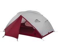 MSR Elixir Lightweight Backpacking Tent Tienda de campaña para mochileros, Unisex, Gris/Rojo, 2 Person