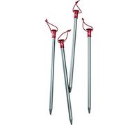 MSR Estaca para Tienda de campaña, Unisex-Adulto, Gris, 9-Inch, 4 Pack