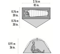 MSR Hubba NX los Mejores Cortinas Din La Mondo. Impermeabilidad 10.000MM