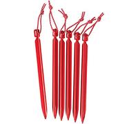 Msr - Mini Groundhog Stake Kit 6 Units, Color Red