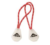 MSR - Night Glow Zipper Pull 2 Units, Color Red/White