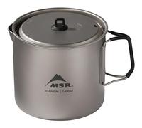 MSR Titan - Hervidor de Camping de Titanio, 1400 ml | La resistencia del titanio y el peso ultraligero vienen de serie en el hervidor MSR Titan