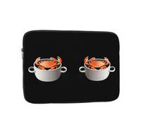 MSRHIUEF Delicious Crab in The Pot Stamp - Funda portátil para portátil a prueba de golpes de 13 pulgadas, para hombres y mujeres, viajes de negocios, oficina, uso diario