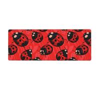 MSRHIUEF The Beauty of The Beetle Pattern - Alfombrilla de mouse extragrande de 12 x 31.5 pulgadas para aprendizaje de juegos de oficina