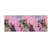 MSRHIUEF The Clear Sound of Camel Bells - Alfombrilla de mouse extragrande de 12 x 31.5 pulgadas para aprendizaje de juegos de oficina