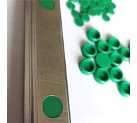 Mssoomm Tapa de plástico para carril deslizante lineal 15 mm HGH15 HSR15 HGW15 EGH15 EGW15 EGW15, C4 Dia. 7,5 mm, 10 unidades de color verde o negro