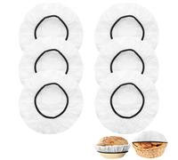 Mssushi 6 Cesta de Fermentación Para Pan, Cubiertas Expandibles Reutilizables Banetones Para Pan, Tapas de Frescura Extra Fuertes y Resistentes al Desgarro, Para Ensaladera de Vidrio, Masa, Olla