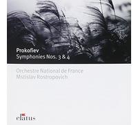 Mstislav Rostropovich - Elatus - Prokofiev : Symphonies 3 & 4