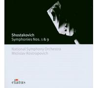 Mstislav Rostropovich & National Symphony Orchestra - Shostakovich : Symphonies Nos 1 & 9 - Elatus