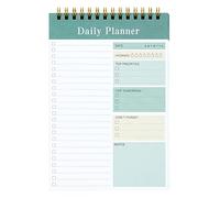 MSTONAL Cuaderno de lista de tareas, planificador diario 2023 sin fecha de 5.2 x 7.8 pulgadas, bloc de notas de lista de tareas, planificador de lista de tareas para suministros escolares y de oficina