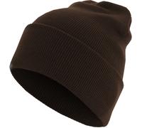 MSTRDS Beanie Beanie Basic Flap Long Version Chocolate Einheitsgröße
