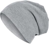 MSTRDS Beanie Rib 2in1 Beanie Gris brezo Einheitsgröße
