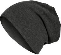 MSTRDS Beanie Rib 2in1 Beanie Negro Einheitsgröße