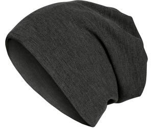 MSTRDS Beanie Rib 2in1 Beanie Negro Einheitsgröße
