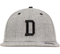 MSTRDS Cap D Letter Snapback Heather Grey L